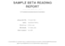 beta read your manuscript with honest feedback