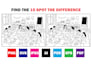 draw spot the difference and hidden object picture
