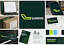 create a flat minimalist business logo