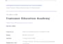 create customer education course, onboarding academy and help center training