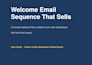 write email sequences that convert subscribers into buyers