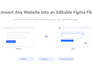 recreate any websites landing page in figma