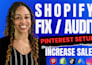 fix, audit shopify seo, increase shopify sales using pinterest promotion