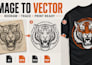 edit ai generated images and create print ready vector file