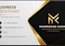 design modern professional business card and visiting card