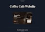 build a specialty coffee cafe website
