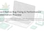 fix react native bugs, errors and performance issues