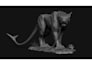 create realistic 3d creature horror monster and animal model