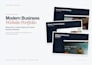 create a modern responsive landing page for your business