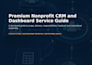 build a custom nonprofit CRM and management dashboard