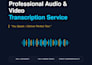 accurately transcribe audio and video into text