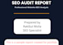 do SEO audit for your website