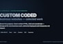 build a custom coded business website, no templates or page builders