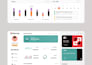 design a modern saas dashboard UI in figma