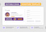 design HTML email signature or clickable HTML email signature
