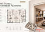 create a functional floor plan and furniture layout