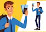 create custom vector cartoon character illustrations