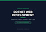 develop and fix dotnet web applications with asp net core and sql server