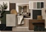create an interior design concept, mood board, material board, and shopping list