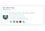 design a responsive clickable HTML email signature for gmail
