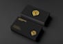 design luxury gold foil business card with print ready files