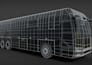 design camper van, truck, bus, rv motorhome, caravan interior with 3d rendering