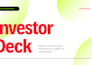 design an investor pitch deck for startups