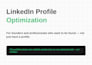 write and optimize an impressive linkedin profile