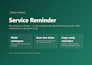 build a recurring service reminder web app for your business