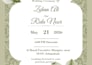 design elegant wedding, party, birthday invitations