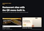 build a restaurant website with a qr menu and online ordering
