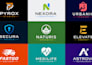 design a professional logo and custom typography