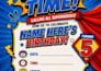 design custom invitation design for kids birthday