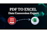 convert PDF to excel and spreadsheet with accuracy
