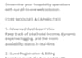 design a responsive hotel erp management web app