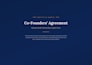 draft your cofounder partnership shareholders or startup agreement