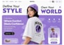 create an immersive 3d website and custom webpage
