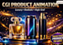 create cgi product animation mechanical and  industrial animation