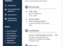 design a professional CV resume in canva