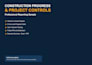 prepare construction progress reports and project controls