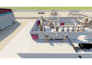 create 3d industrial plant, factory walkthrough and process animation