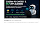 develop a custom ai chatbot, nlp app, or text analysis tool
