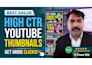 design high CTR youtube thumbnails for more clicks