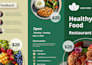 design a modern cafe or restaurant menu