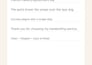 provide neat handwritten notes and document