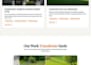 design a landscaping company website that generates leads