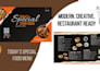 design a professional restaurant, hotel and food menu