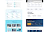 create a clean and modern UI design for web and mobile app