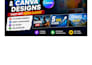 create youtube thumbnails and professional canva designs that help