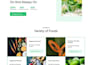 create a react landing page